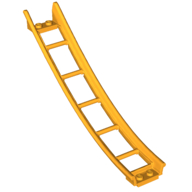 Lego Vehicle Track, Roller Coaster Ramp Large Lower Part, 6 Bricks Elevation / Bright Light Orange