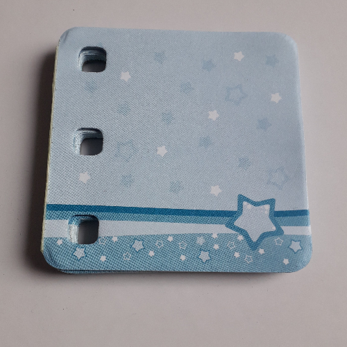 Lego Clikits Memo Pad with 3 Holes and Stars Print