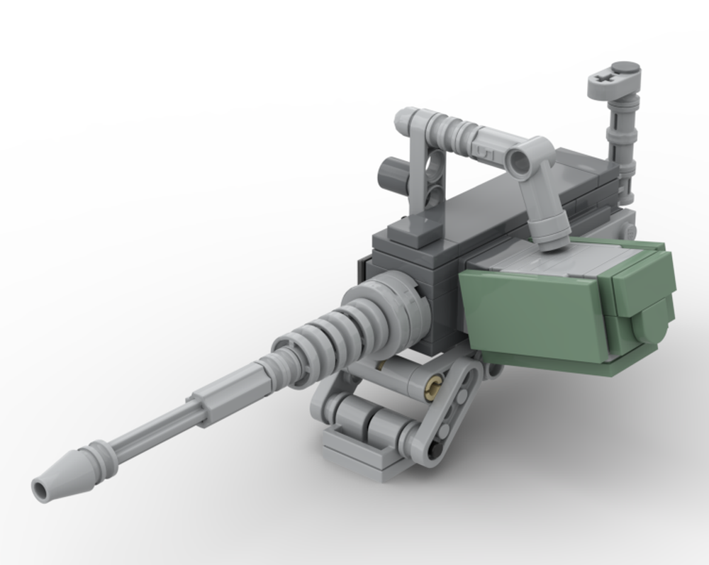 Lego .50 Machine Gun (Fallout)