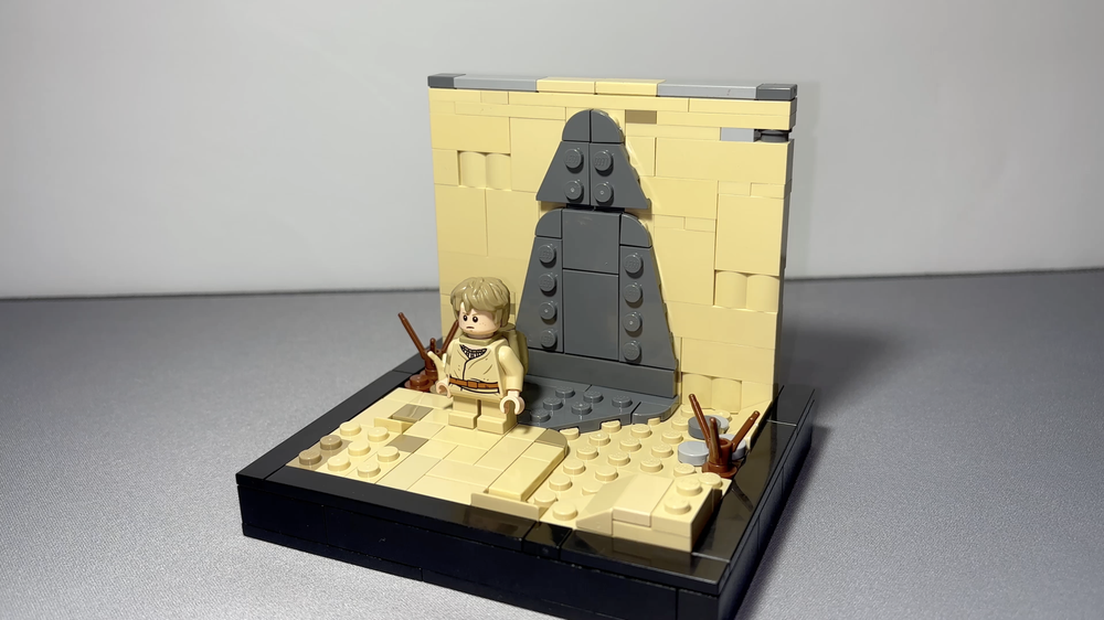 Lego Anakin Skywalker's Dark Future Diorama