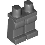 Lego Hips and Dark Bluish Gray Legs / Dark Bluish Gray
