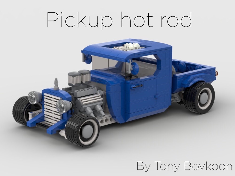 Lego Custom Pickup Hot Rod
