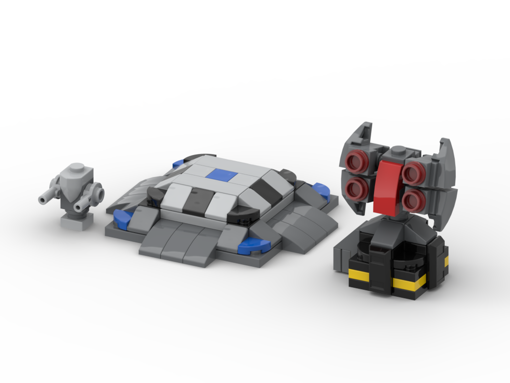 Lego Starcraft | Bunker and Missile Turret