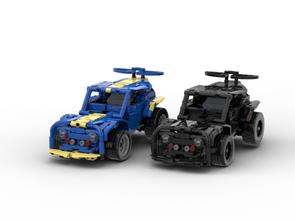 Lego Technic mini Drift car powered