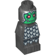 Lego Microfig Heroica Goblin Guardian / Pearl Titanium