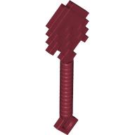 Lego Equipment Shovel Blocky / Dark Red