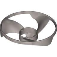 Lego Propeller 3 Blade 13 Diameter / Flat Silver