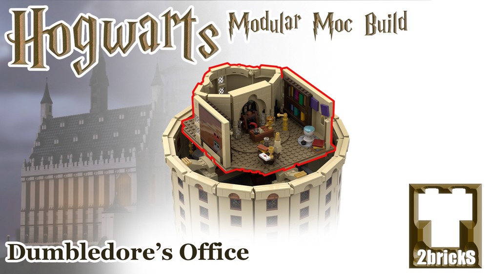 Lego Magic School Modular Headmaster's Office!