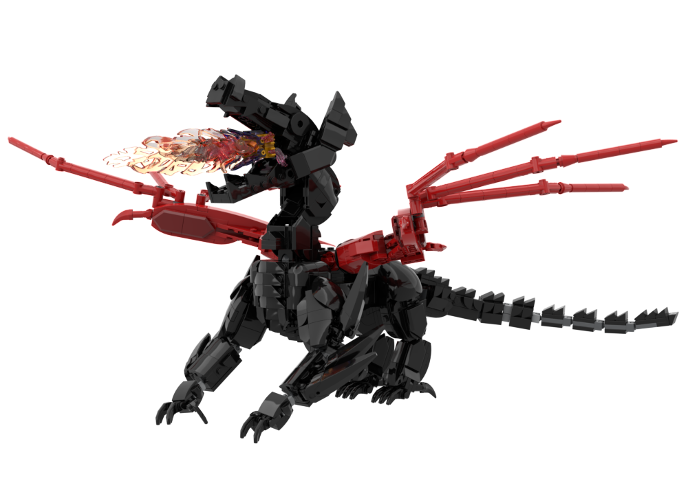 Lego Classic Dragon Reimagining (Black)