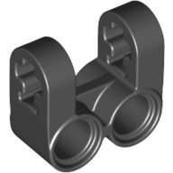 Lego Technic Axle and Pin Connector Perpendicular Double Split / Black