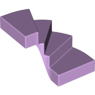 Lego Stairs, Left 6 x 6 x 4 / Lavender