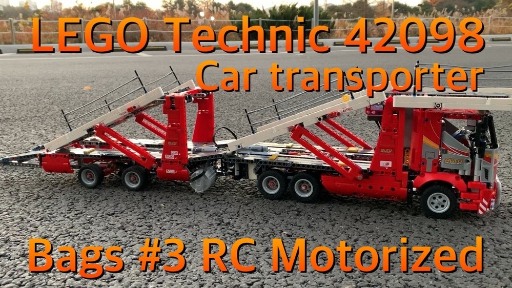 LEGO Technic 42098 car transporter bags #3 trailer RC motorized