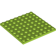 Lego Plate 8 x 8 / Lime