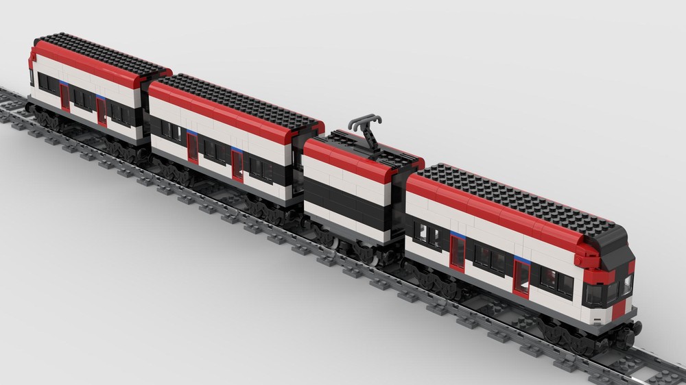 Lego Hubelchlotz Swiss Train SBB RaBe 520 "Seetaler" 9V Version.