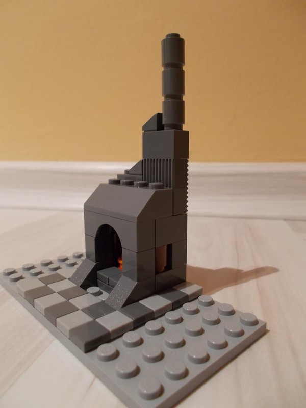 Lego Old-Fashioned Fireplace #1
