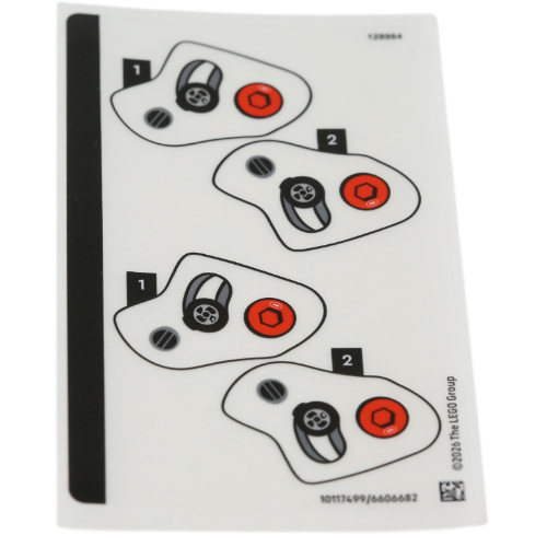 Lego Sticker Sheet 1 for Set 43014-1 / [No Color/Any Color]