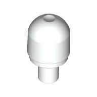 Lego Light Cover 1 x 1 Round with Internal Bar / Bionicle Barraki Eye / White