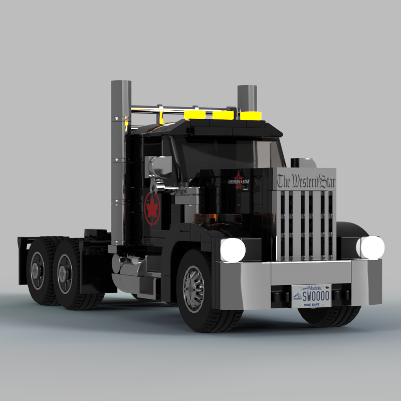 Lego White-Western Star 4964 - Short wheelbase