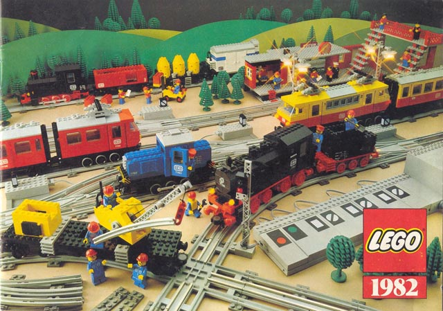 Lego 1982 Medium Train German (93280-D)