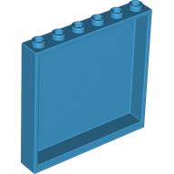 Lego Panel 1 x 6 x 5 / Dark Azure