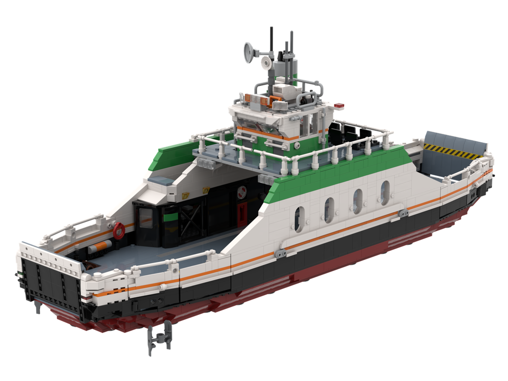 Lego Medium Sized Car Ferry - Alternate color scheme