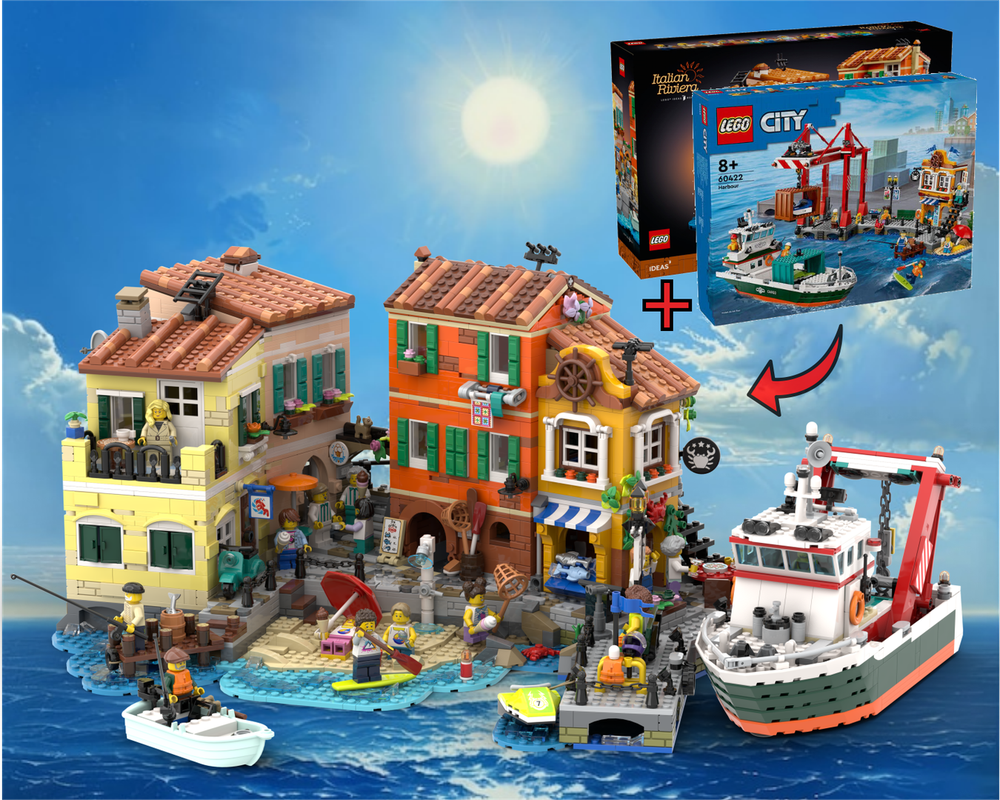Lego Italian Harbor Island