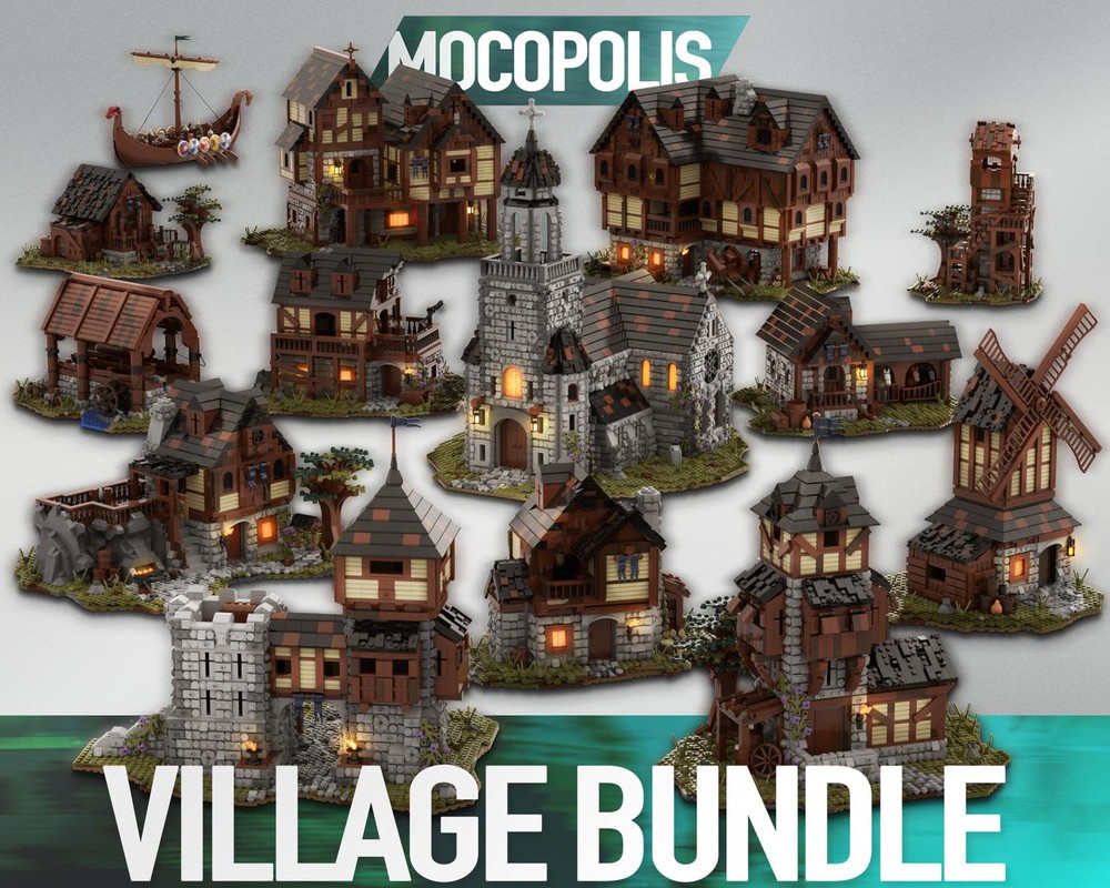 Lego MEDIEVAL VILLAGE BUNDLE