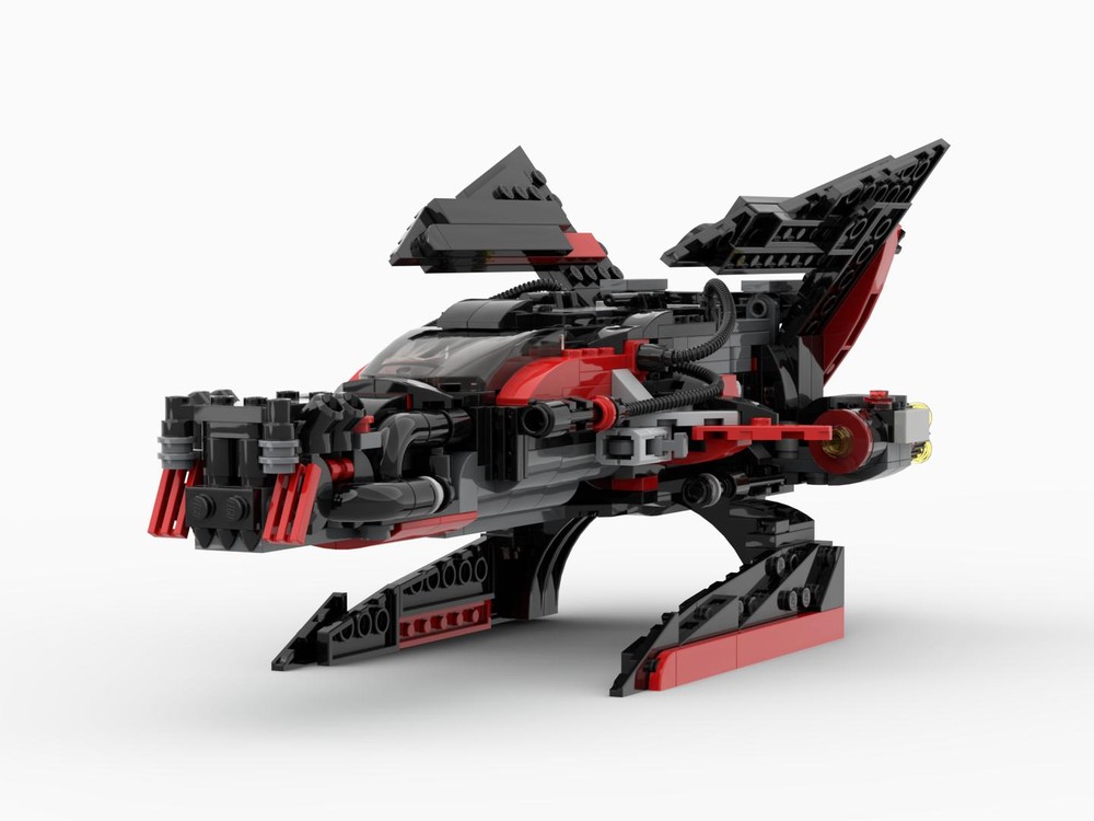 Lego Black Dragon battle spaceship