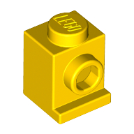 Lego Brick Special 1 x 1 with Headlight / Yellow