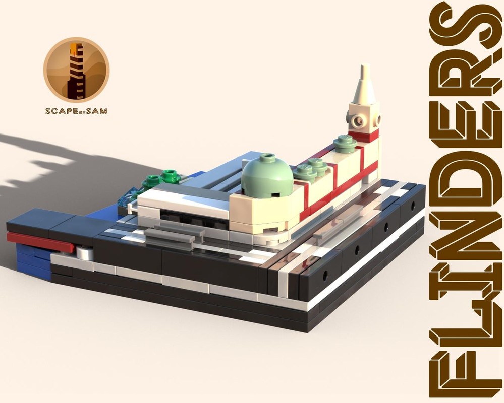 Lego Flinders St Station - An Architectural Piece
