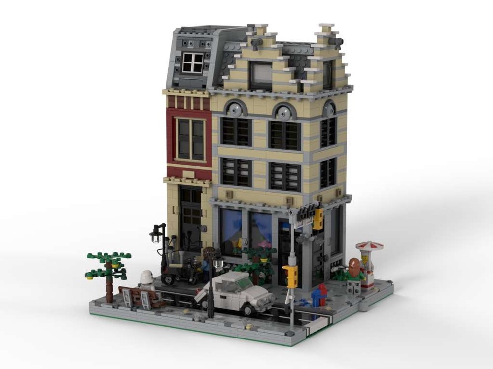 Lego Modular tan corner