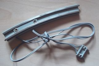 Lego Train Track 12V Conducting Rail Curved with Connection Wire and Long Connector