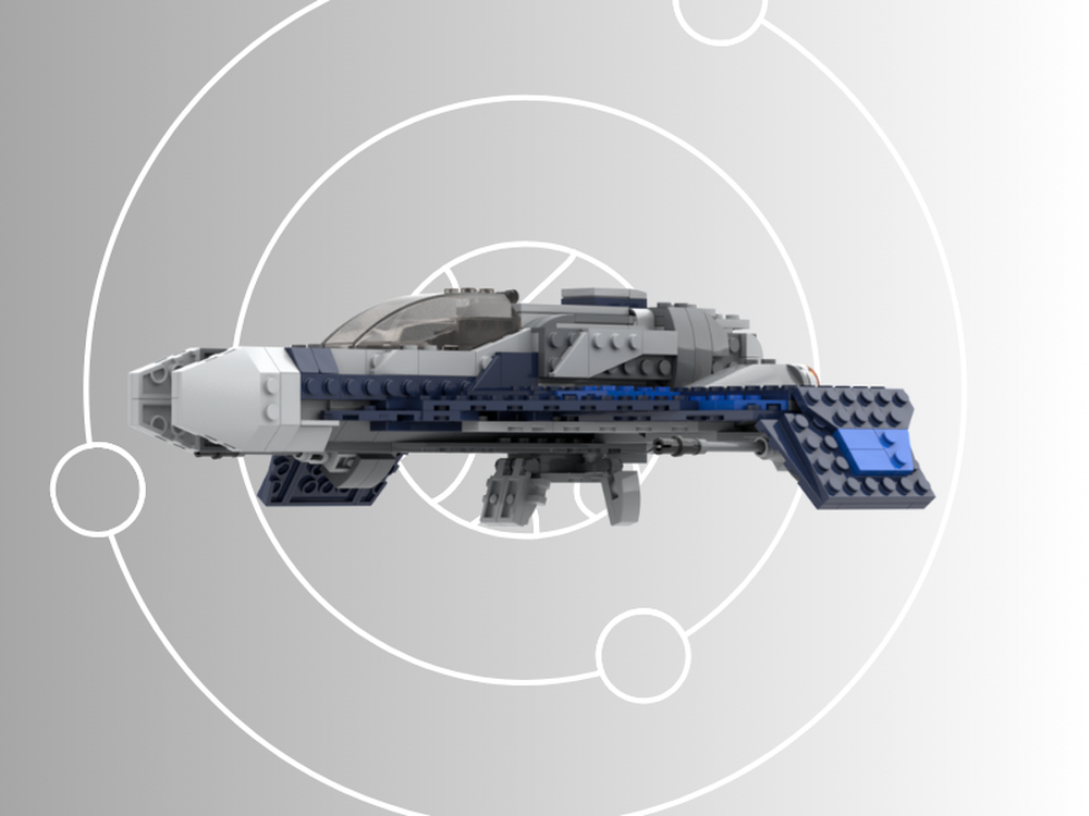 Lego Landing Gear mod for 75316 Bo Katan E wing