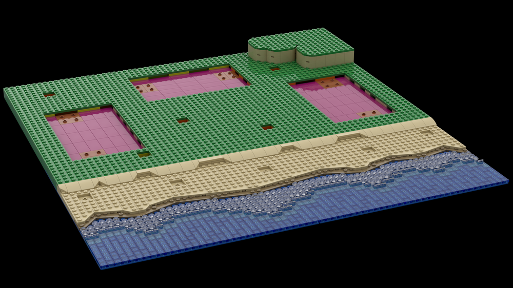 Lego Animal Crossing Display Island