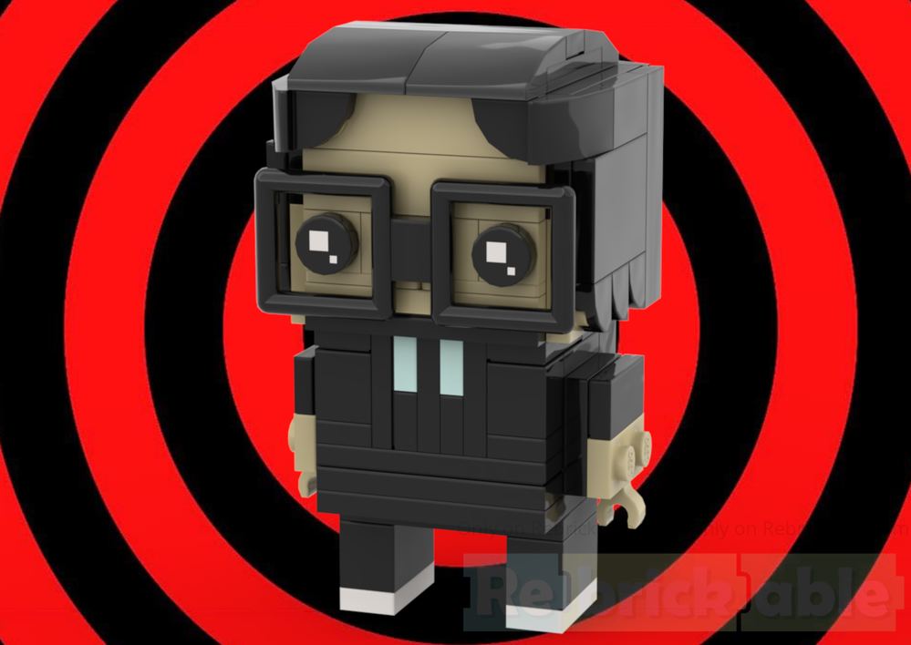 Lego Zenkichi Hasegawa BrickHead - Persona 5 Strikers