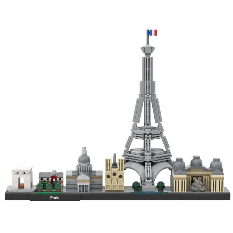 Lego Paris Skyline (21044) mod