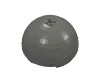 Lego Dome Hemisphere 11 x 11 with 2 x 2 Studs on Top / Dark Bluish Gray