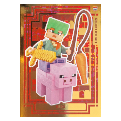 Lego Trading Card, Minecraft Series 2 Boom-Bastic, Gold Card - Alex / [No Color/Any Color]