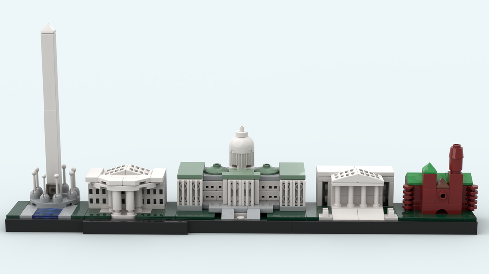 Lego Washington DC Skyline