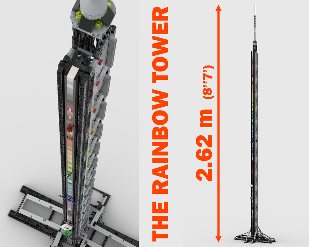 Lego The Rainbow Tower