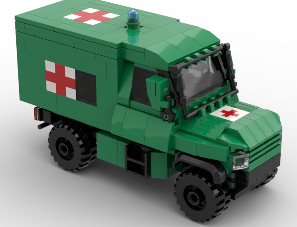 Lego Armored army ambulance