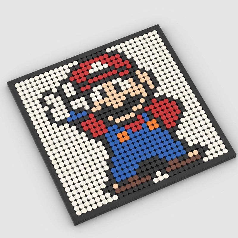 Lego MOSAIC-011- Super Mario -1