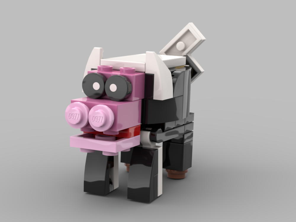 Lego tuxedo pig