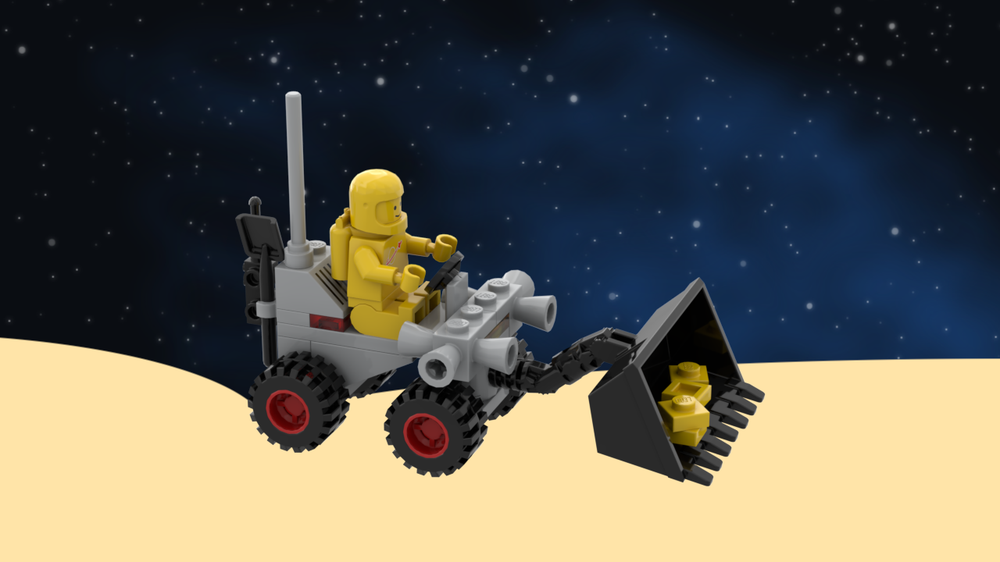 Lego Classic Space Reimagined: Shovel Buggy 6821