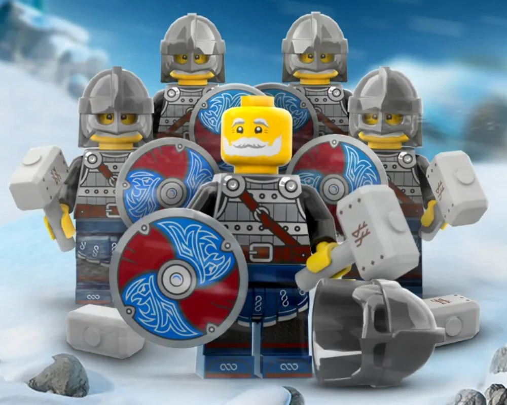 Lego 5 x Viking Villagers Bundle