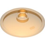 Lego Dish 3 x 3 Inverted [Radar] / Trans-Orange