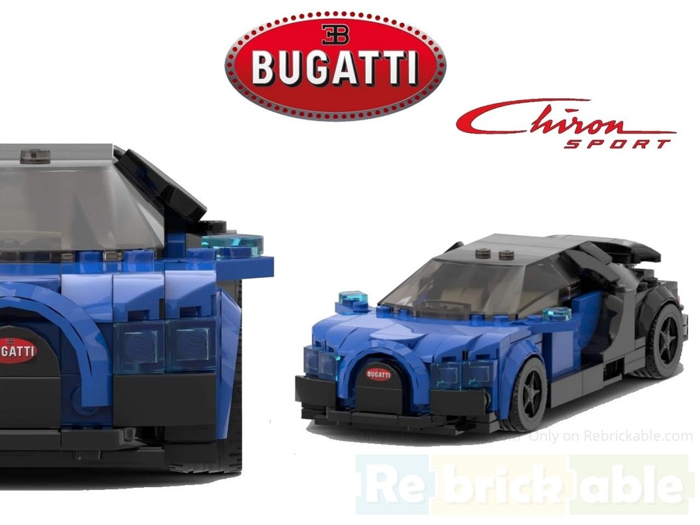 Lego BUGATTI Chiron Sport - Blue & Black