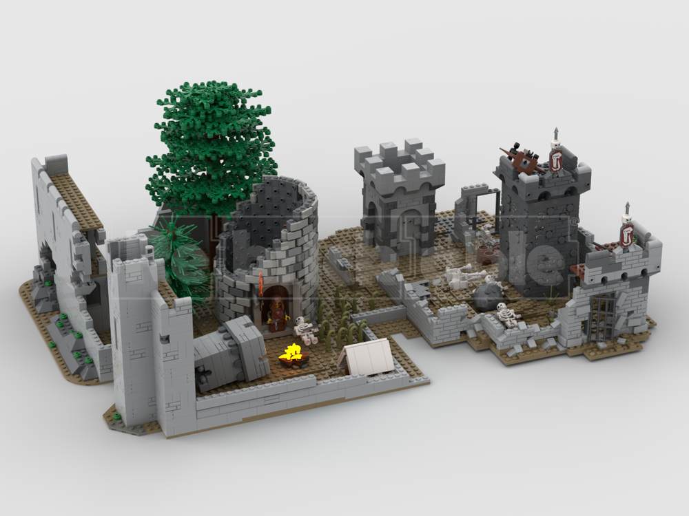 Lego Destroyed Castle – Expanded