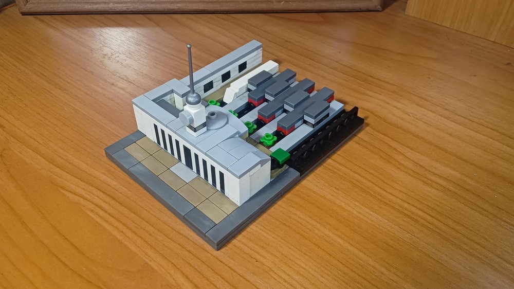 Lego Station St. Petersburg, Russia; Railway station