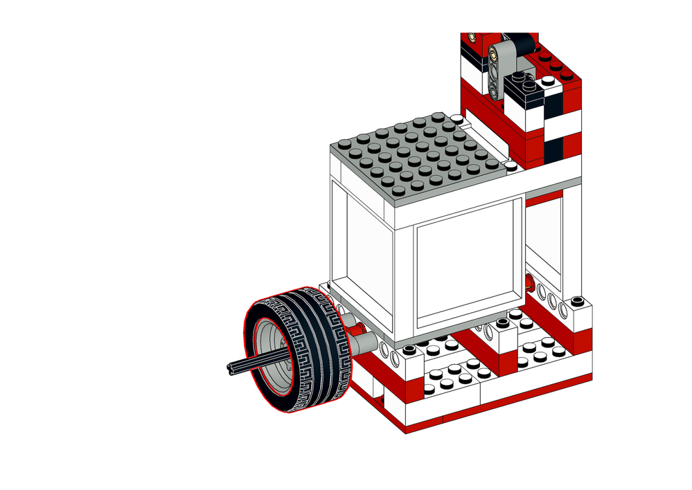 Lego 1 cylinder lego vacuum engine